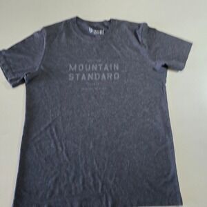 Mountain Standard Mens Graphic T-Shirt Charcoal Gray‎ Heather Large Short Sleeve